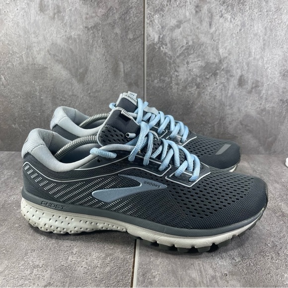 Brooks Shoes - Brooks Ghost 12 Shoes Women's 7.5 Grey Blue.